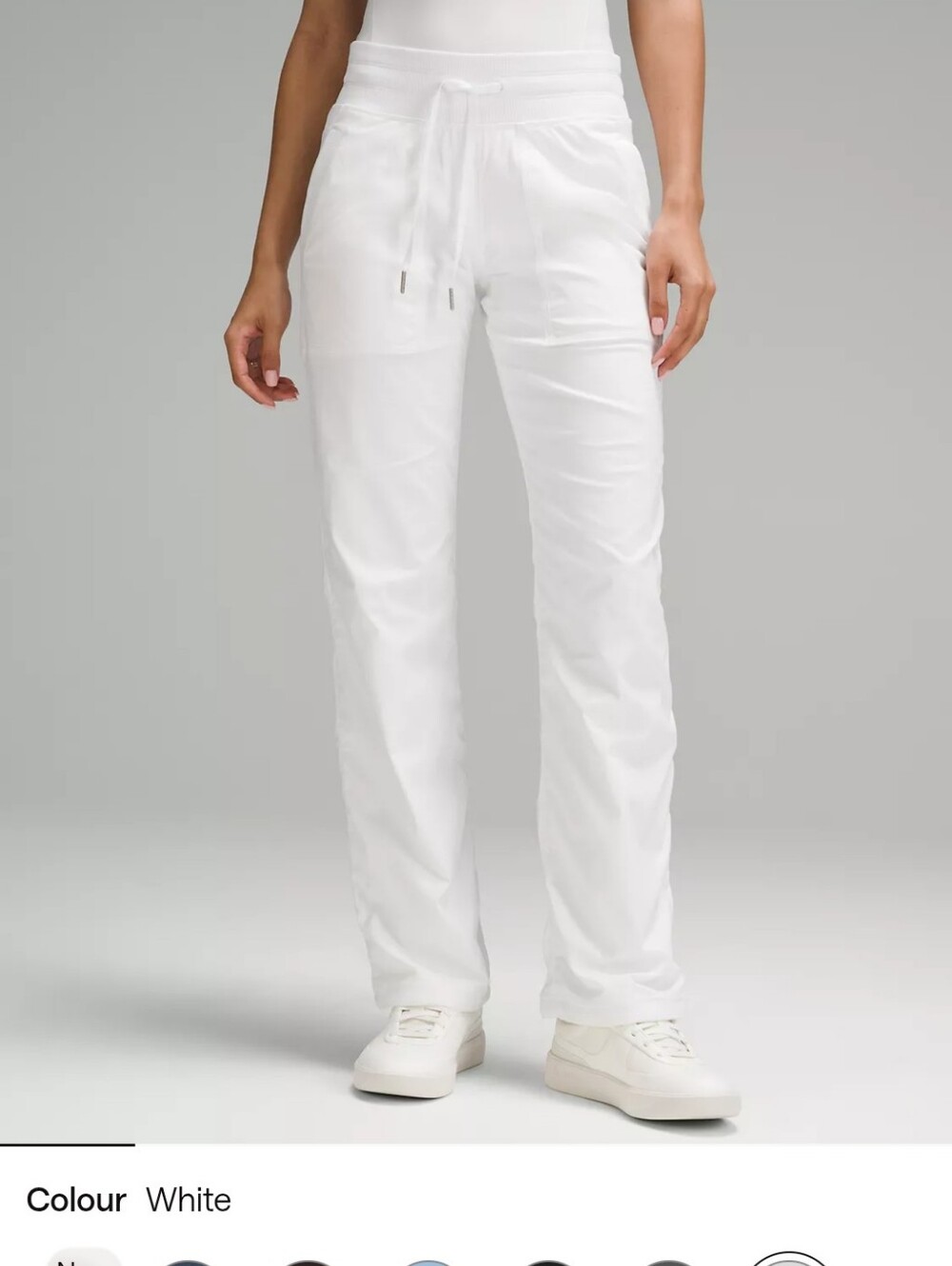 Lululemon White Dance Studio Pants